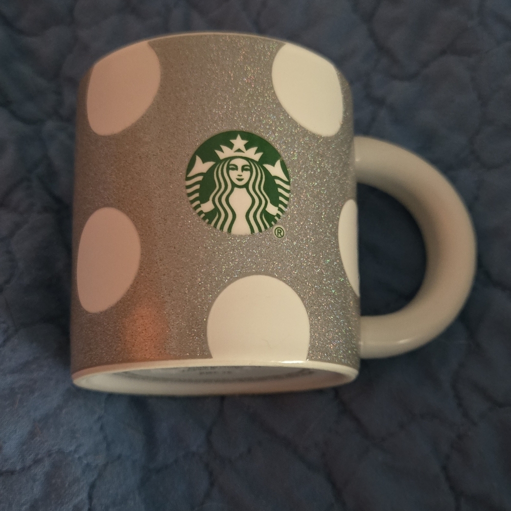 Starbucks Glitter Polka Dot Mug